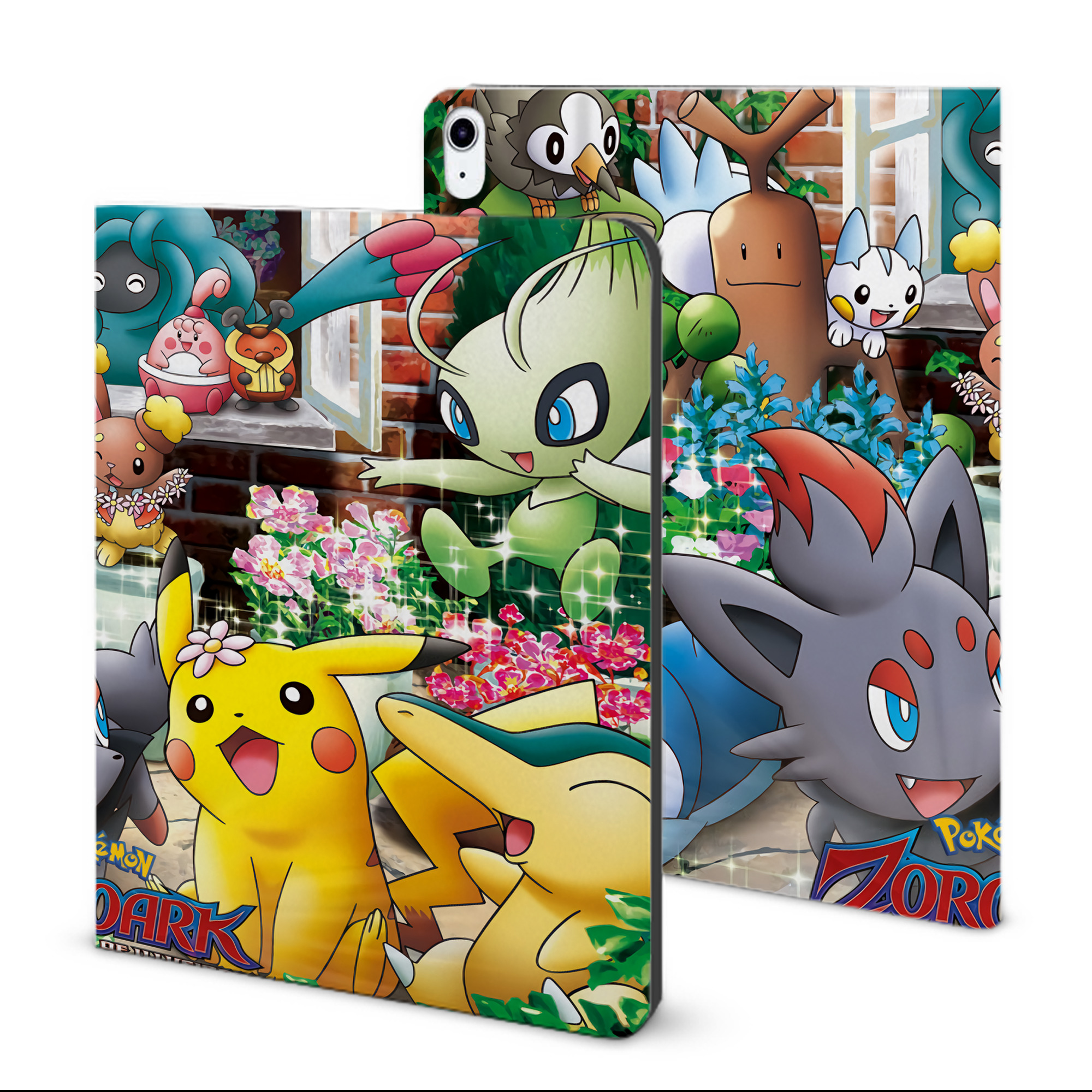 （画像用） ポケットモンスター Pokémon IPad ケース ブック型 PUレザー TPU 耐衝撃 軽量 薄型 ペン収納なし 全面保護 IPad 各モデル対応